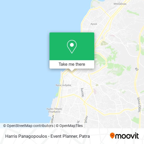 Harris Panagopoulos - Event Planner map