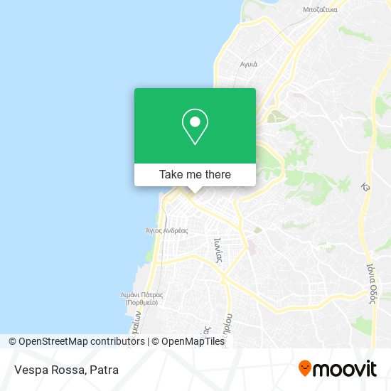 Vespa Rossa map