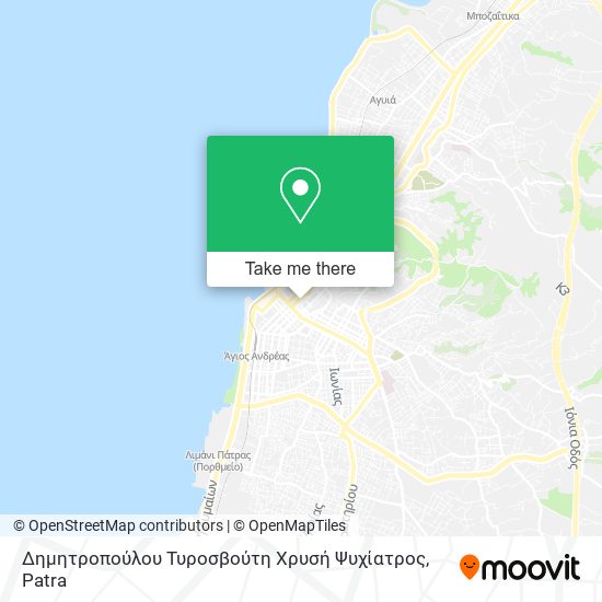 Δημητροπούλου Τυροσβούτη Χρυσή Ψυχίατρος map