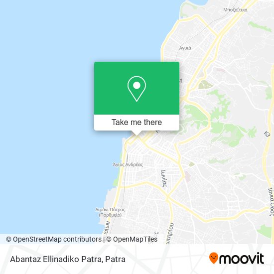 Abantaz Ellinadiko Patra map