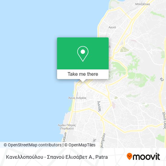 Κανελλοπούλου - Σπανού Ελισάβετ Α. map