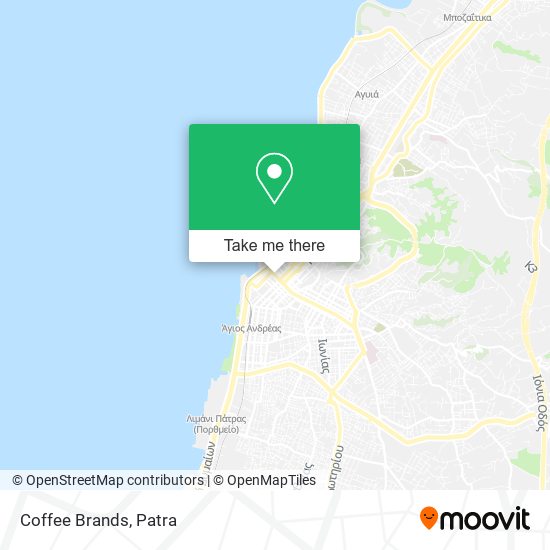 Coffee Brands map