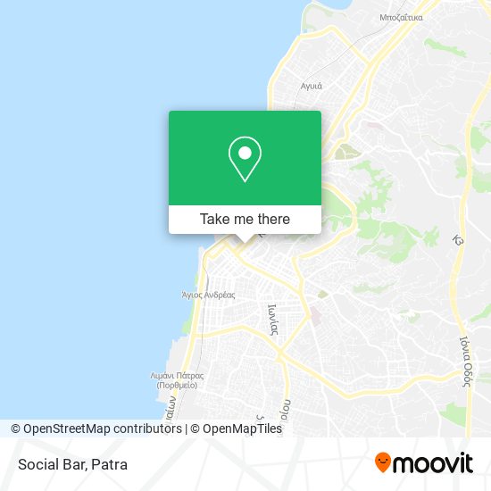 Social Bar map