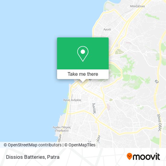 Dissios Batteries map