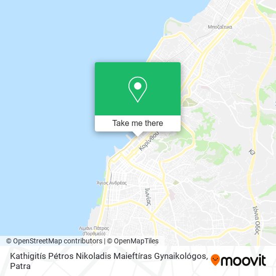 Kathigitís Pétros Nikoladis Maieftíras Gynaikológos map