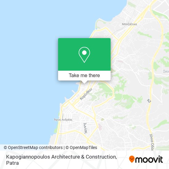 Kapogiannopoulos Architecture & Construction map