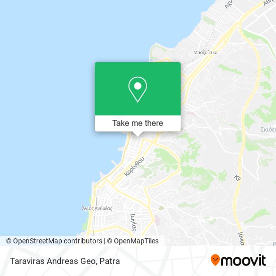 Taraviras Andreas Geo map