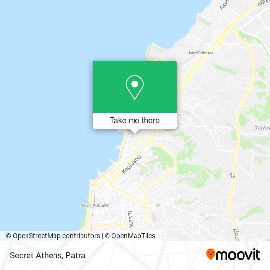 Secret Athens map