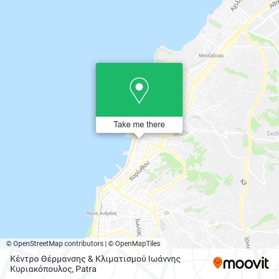 Κέντρο Θέρμανσης & Κλιματισμού Ιωάννης Κυριακόπουλος map