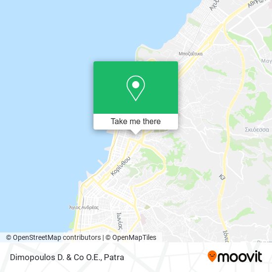 Dimopoulos D. & Co O.E. map