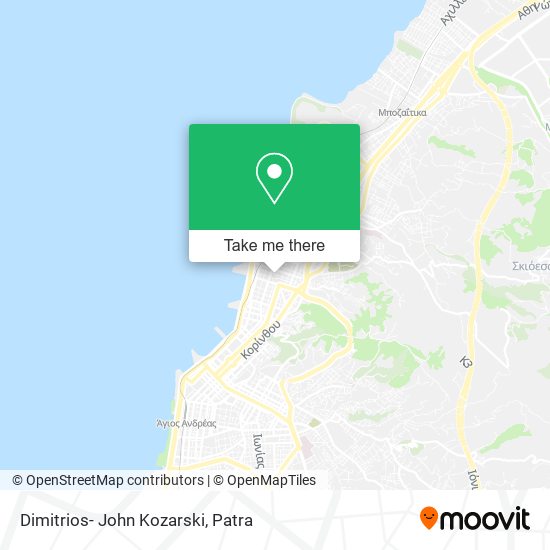 Dimitrios- John Kozarski map