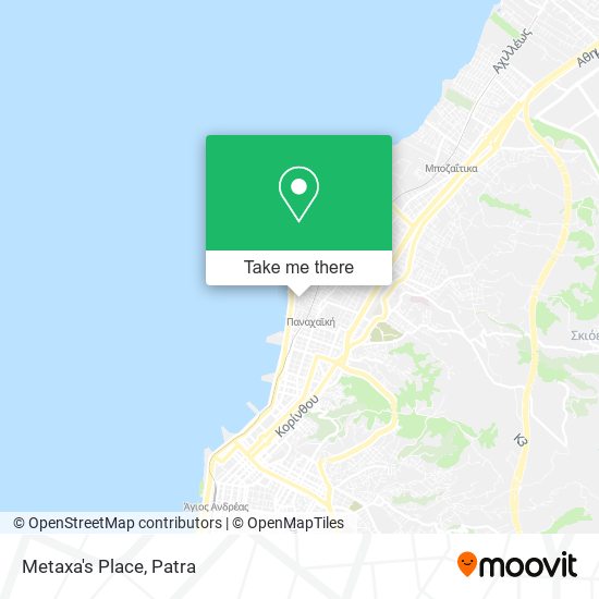 Metaxa's Place map