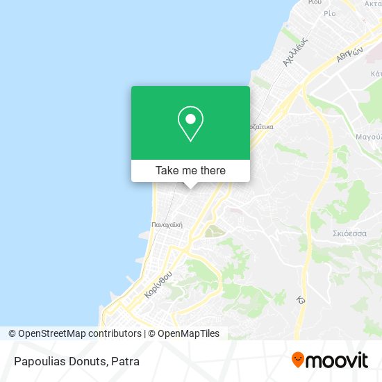 Papoulias Donuts map