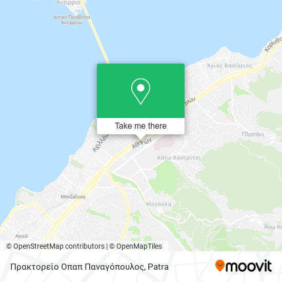 Πρακτορείο Οπαπ Παναγόπουλος map
