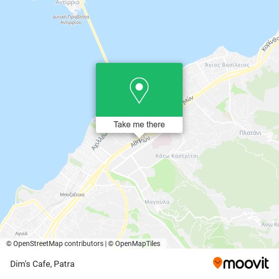 Dim's Cafe map