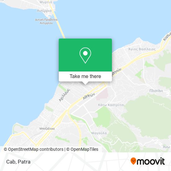 Cab map