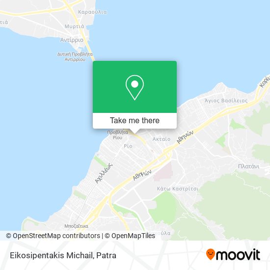 Eikosipentakis Michail map