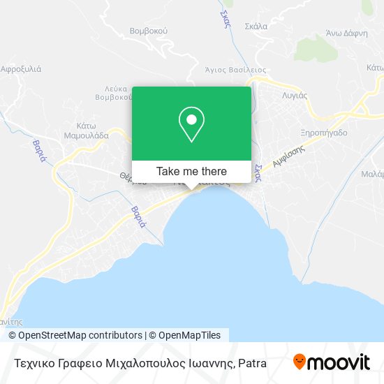 Τεχνικο Γραφειο Μιχαλοπουλος Ιωαννης map