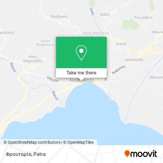 Φρουταρία map