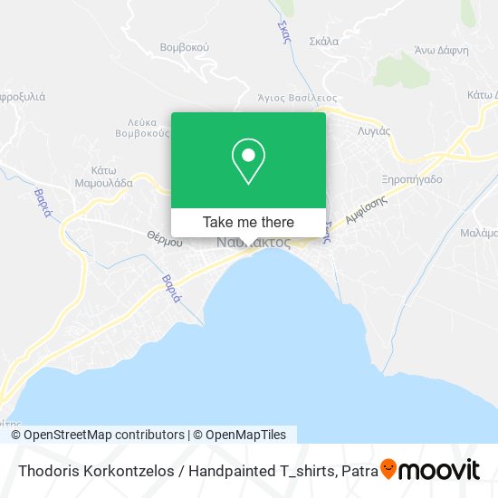 Thodoris Korkontzelos / Handpainted T_shirts map