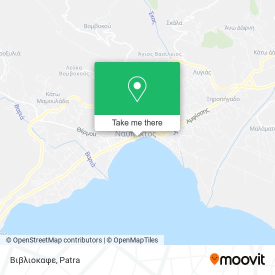 Βιβλιοκαφε map
