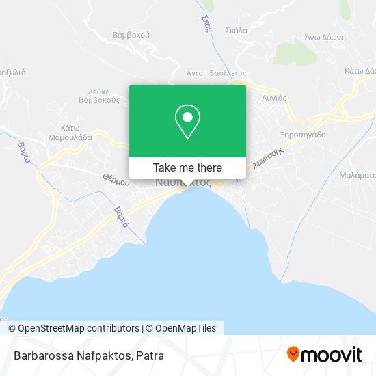 Barbarossa Nafpaktos map
