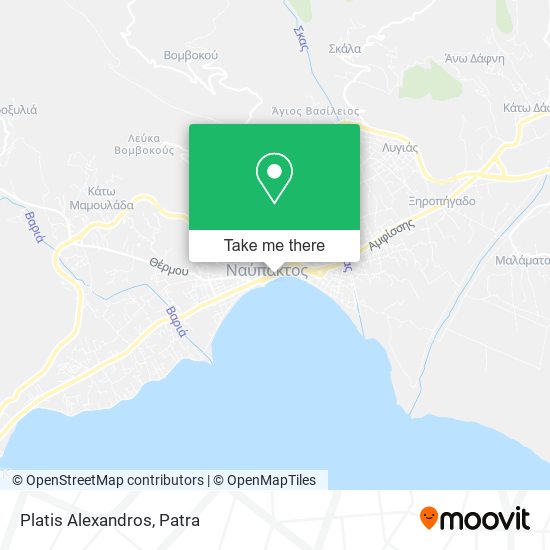 Platis Alexandros map