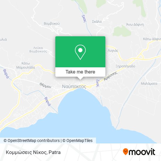 Κομμώσεις Νίκος map