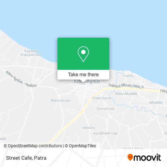 Street Cafe map