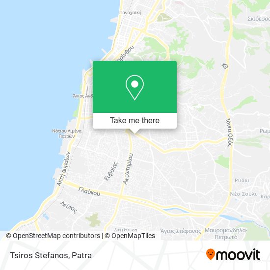 Tsiros Stefanos map