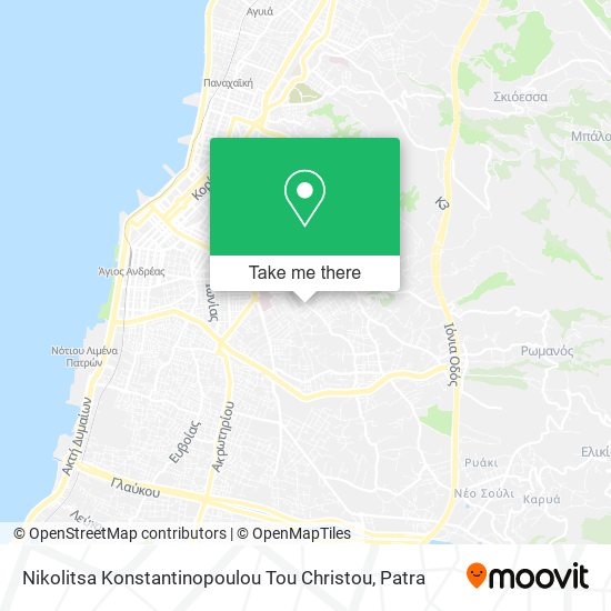 Nikolitsa Konstantinopoulou Tou Christou map