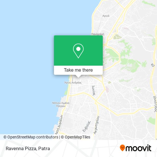 Ravenna Pizza map