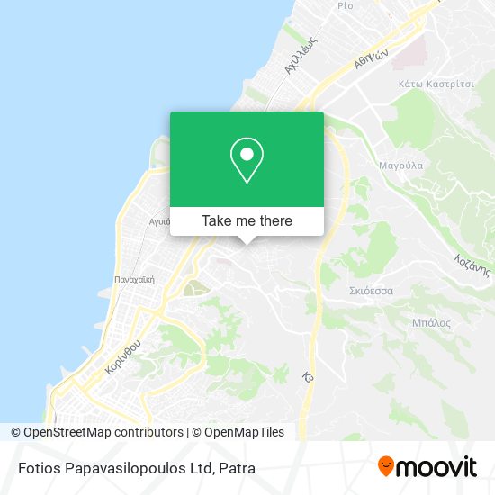 Fotios Papavasilopoulos Ltd map