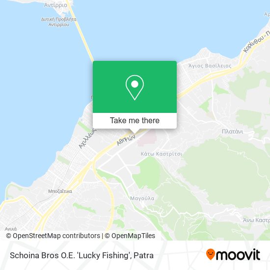 Schoina Bros O.E. 'Lucky Fishing' map