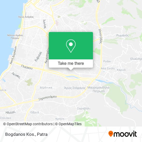 Bogdanos Kos. map
