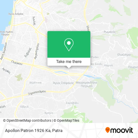 Apollon Patron 1926 Ka map