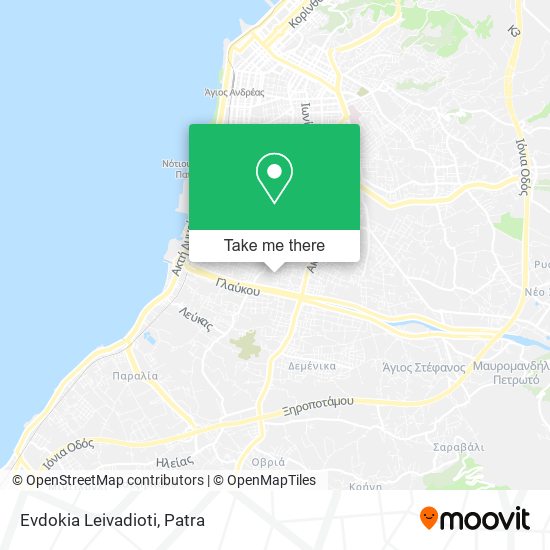 Evdokia Leivadioti map