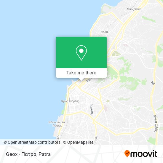 Geox - Πατρα map