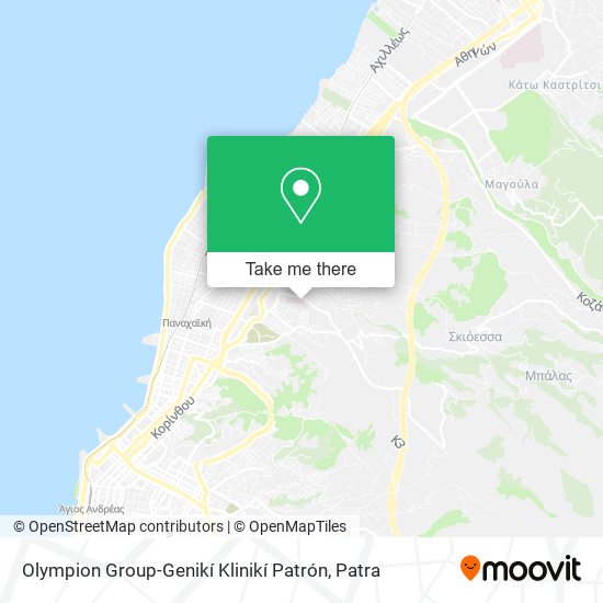 Olympion Group-Genikí Klinikí Patrón map