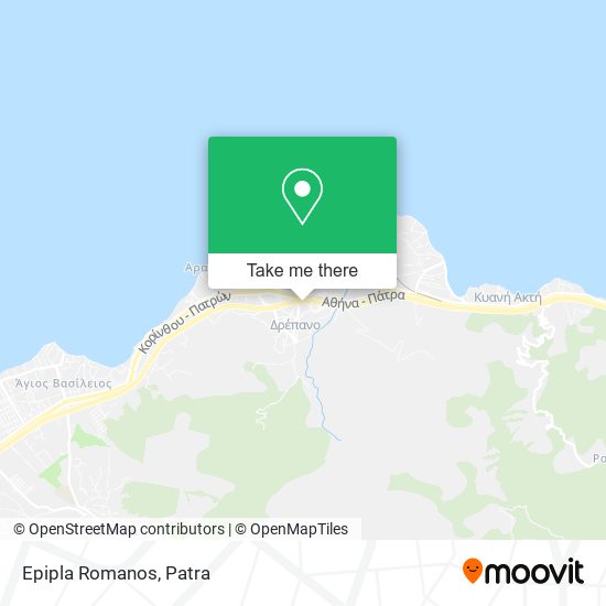 Epipla Romanos map