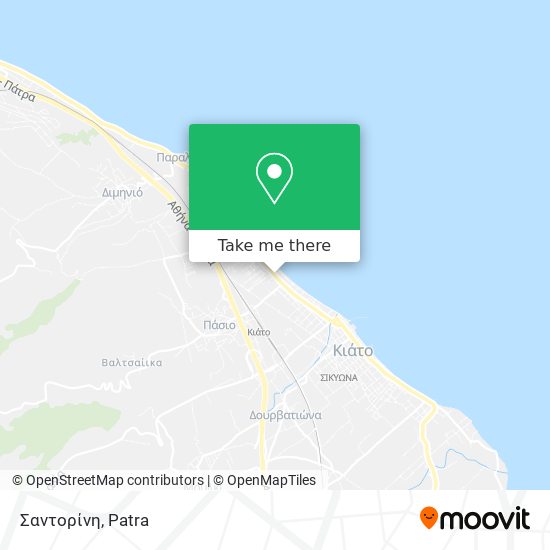 Σαντορίνη map