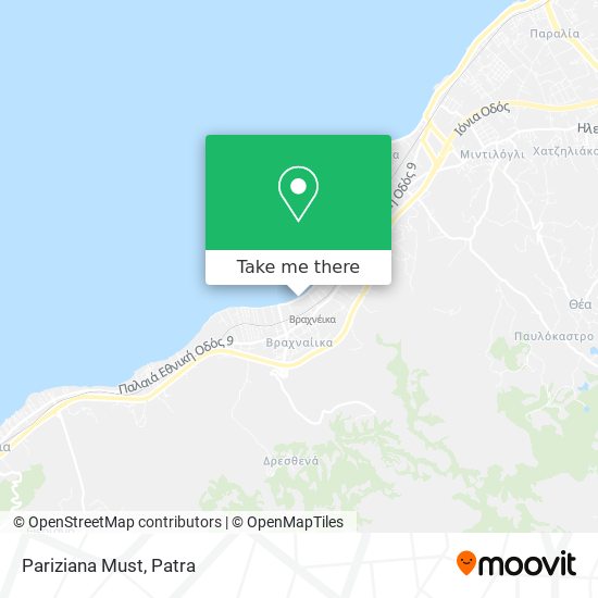 Pariziana Must map