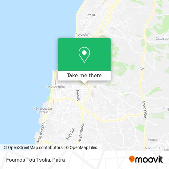 Fournos Tou Tsolia map