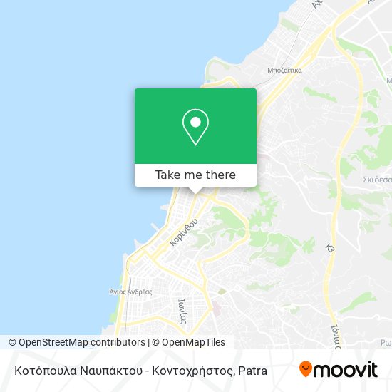 Κοτόπουλα Ναυπάκτου - Κοντοχρήστος map