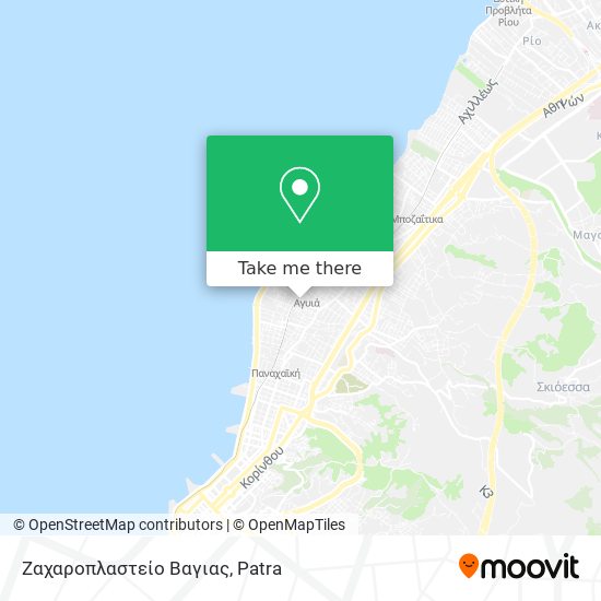 Ζαχαροπλαστείο Βαγιας map