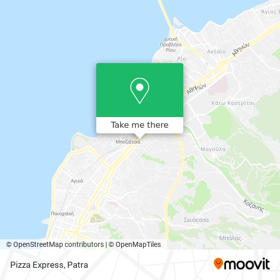 Pizza Express map