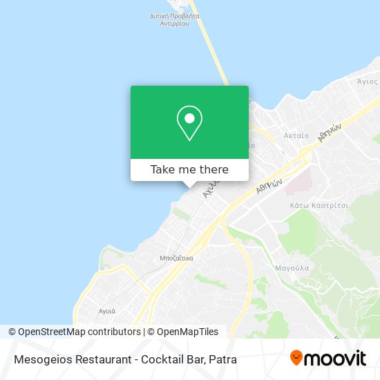 Mesogeios Restaurant - Cocktail Bar map