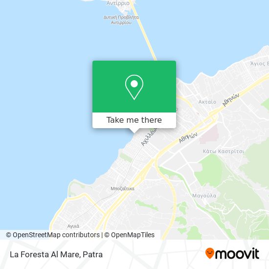 La Foresta Al Mare map