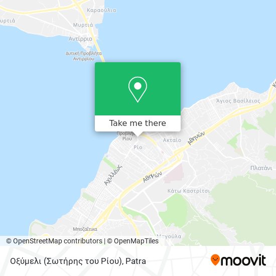 Οξύμελι (Σωτήρης του Ρίου) map