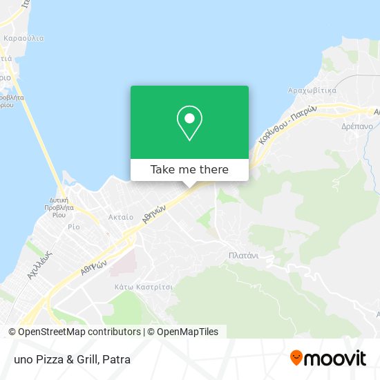 uno Pizza & Grill map